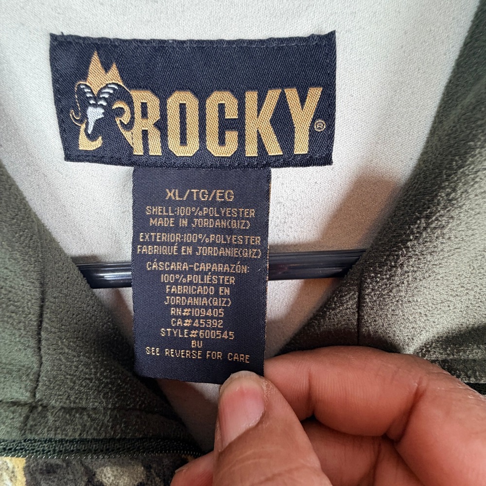 Rocky ScentIQ Atomic Camo Quarter Zip Hunting Shirt Mossy Oak Break-Up XL 600545 - Picture 4 of 11